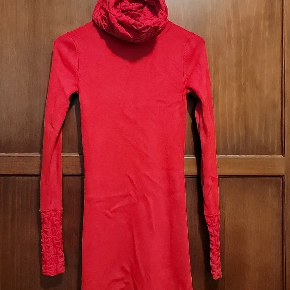 Cowell Neck Sweater Dress - Picture 2 of 2